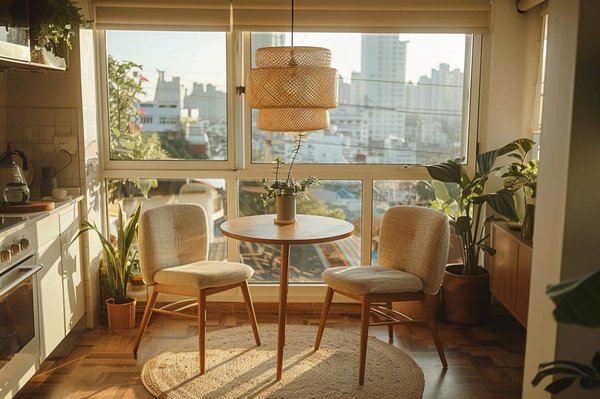 Quali sono i suggerimenti per arredare un angolo pranzo in una cucina open space?